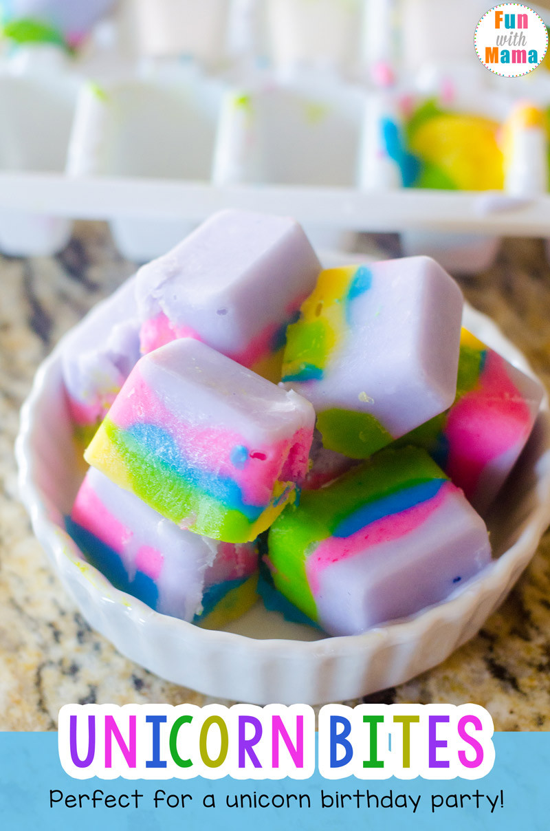 Unicorn Food Ideas For Party
 Unicorn Inspired Food Unicorn Yogurt Bites Fun with Mama