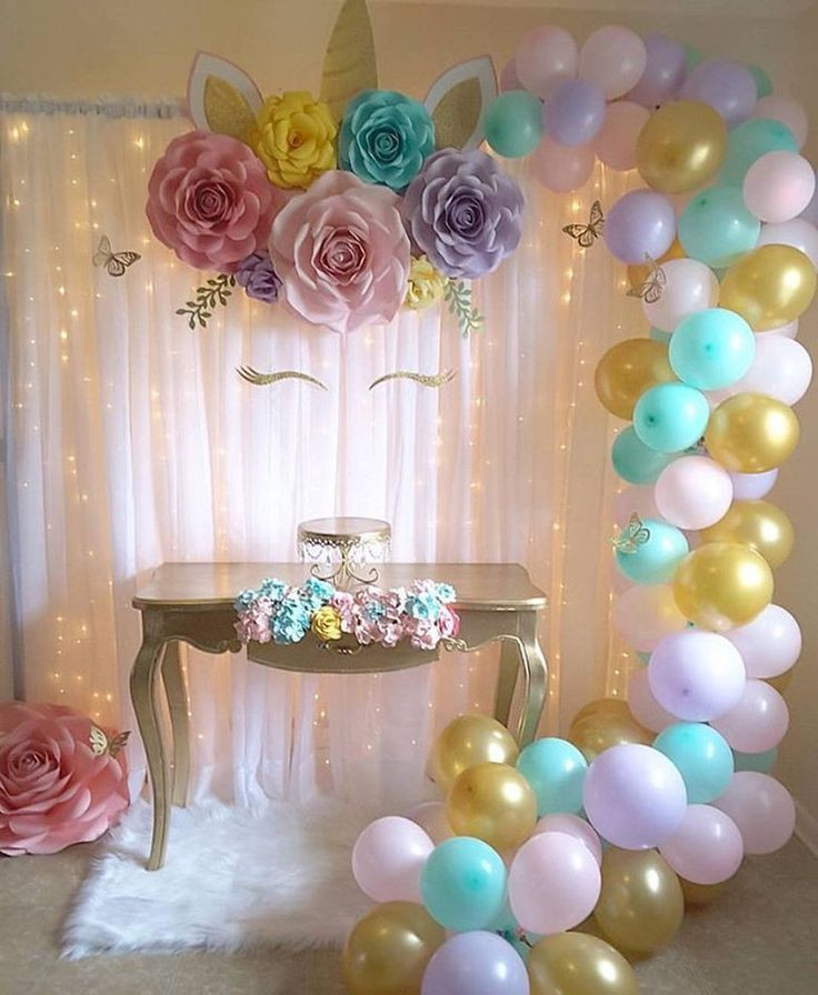 Unicorn Party Decoration Ideas
 Insanely Cute Unicorn Party Ideas to Help You Create Your