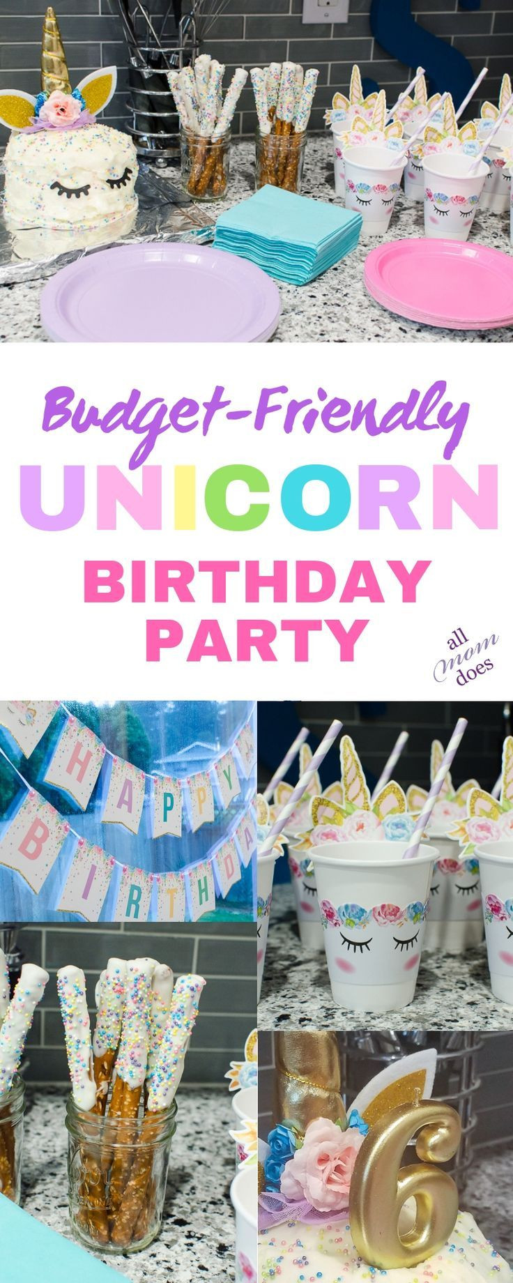Unicorn Party Ideas On A Budget
 Bud Friendly Unicorn Birthday Party