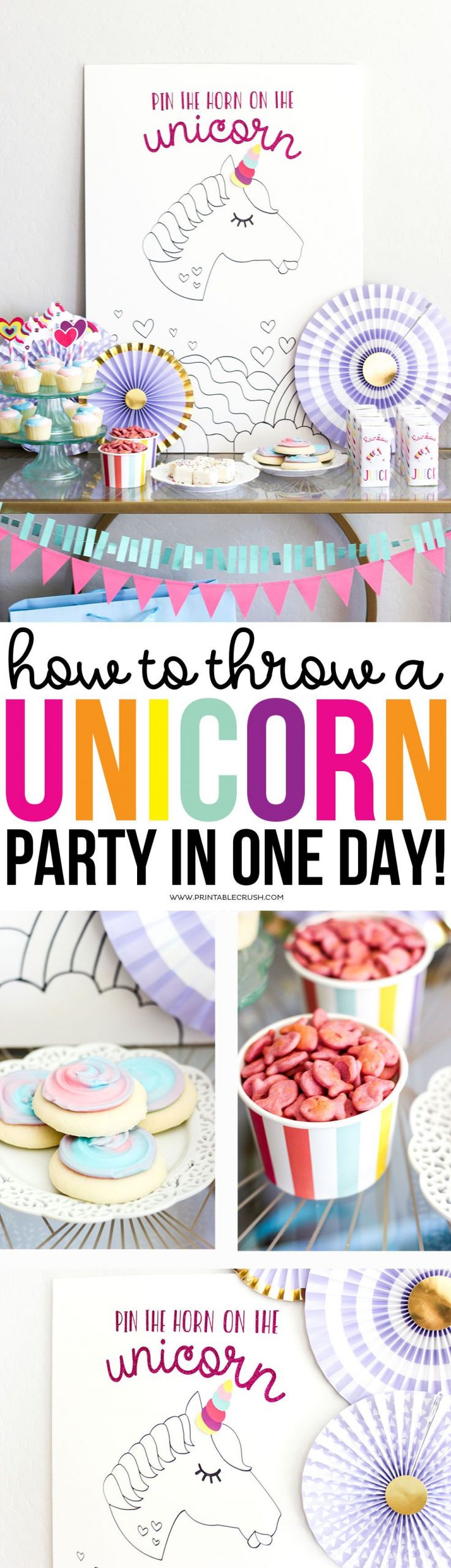 Unicorn Party Ideas On A Budget
 Unicorn Party Supplies Throw a Bud Friendly Unicorn
