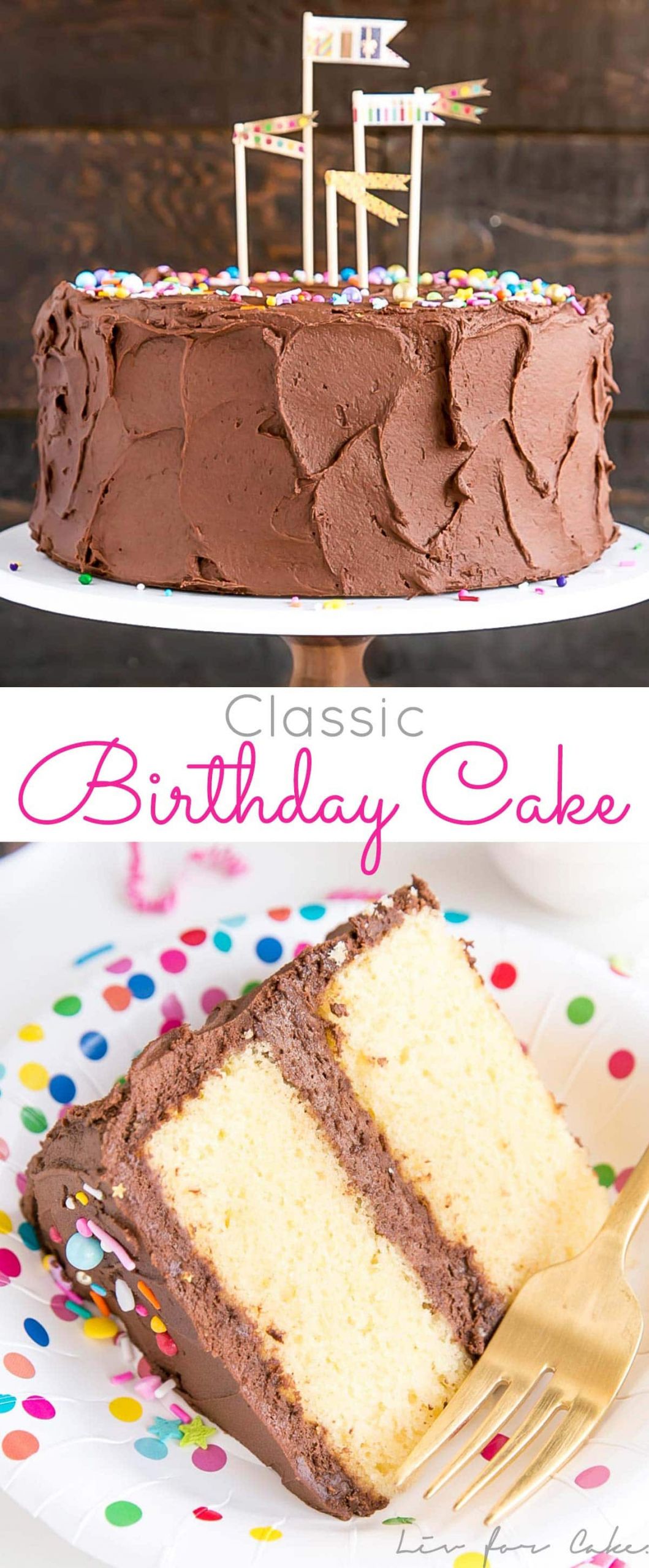 Unique Birthday Cake Recipe
 The Best Ideas for Calories In Yellow Cake with Chocolate