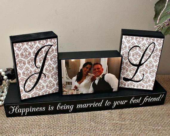 Unique Gift Ideas For Couples
 Personalized Unique Wedding Gift for Couples by TimelessNotion