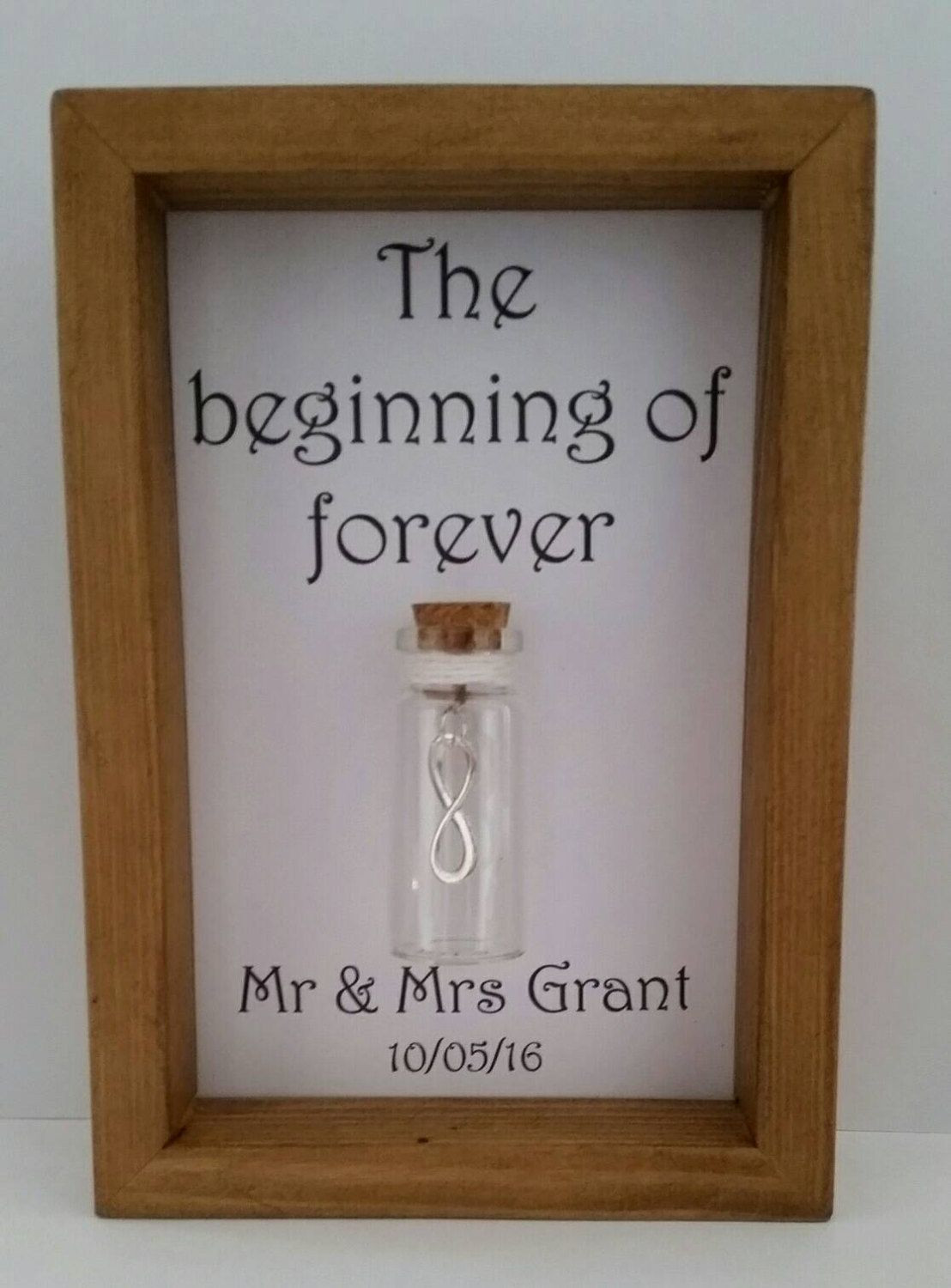 Unique Wedding Gift Ideas For Couples
 Wedding present wedding t the beginning of forever