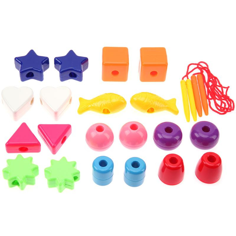 Unisex Gifts For Kids
 Colorful Uni Kids Plastic String Bead Kit Set