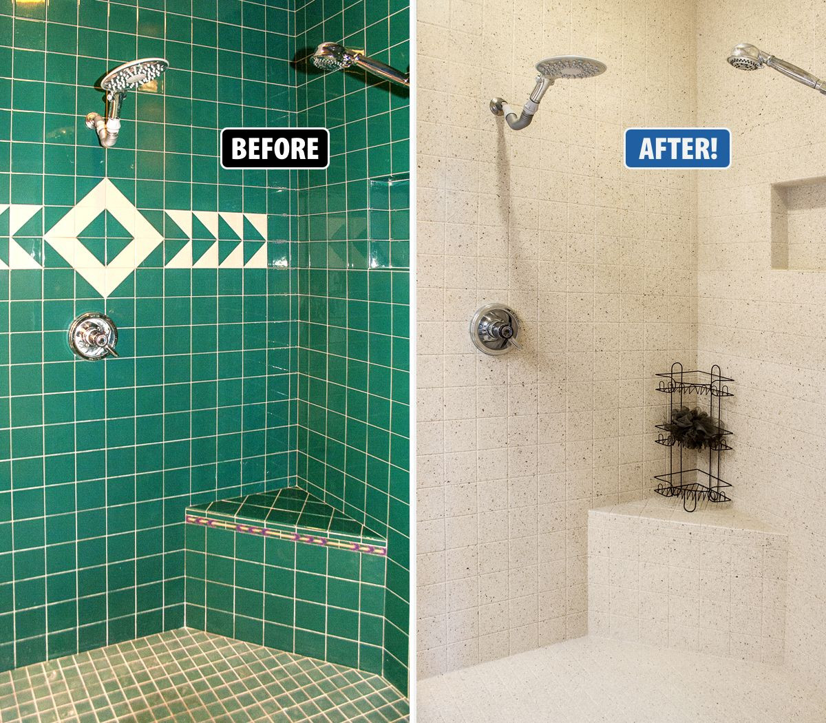 Update Bathroom Tile Without Replacing
 Update your ceramic tile without replacement with