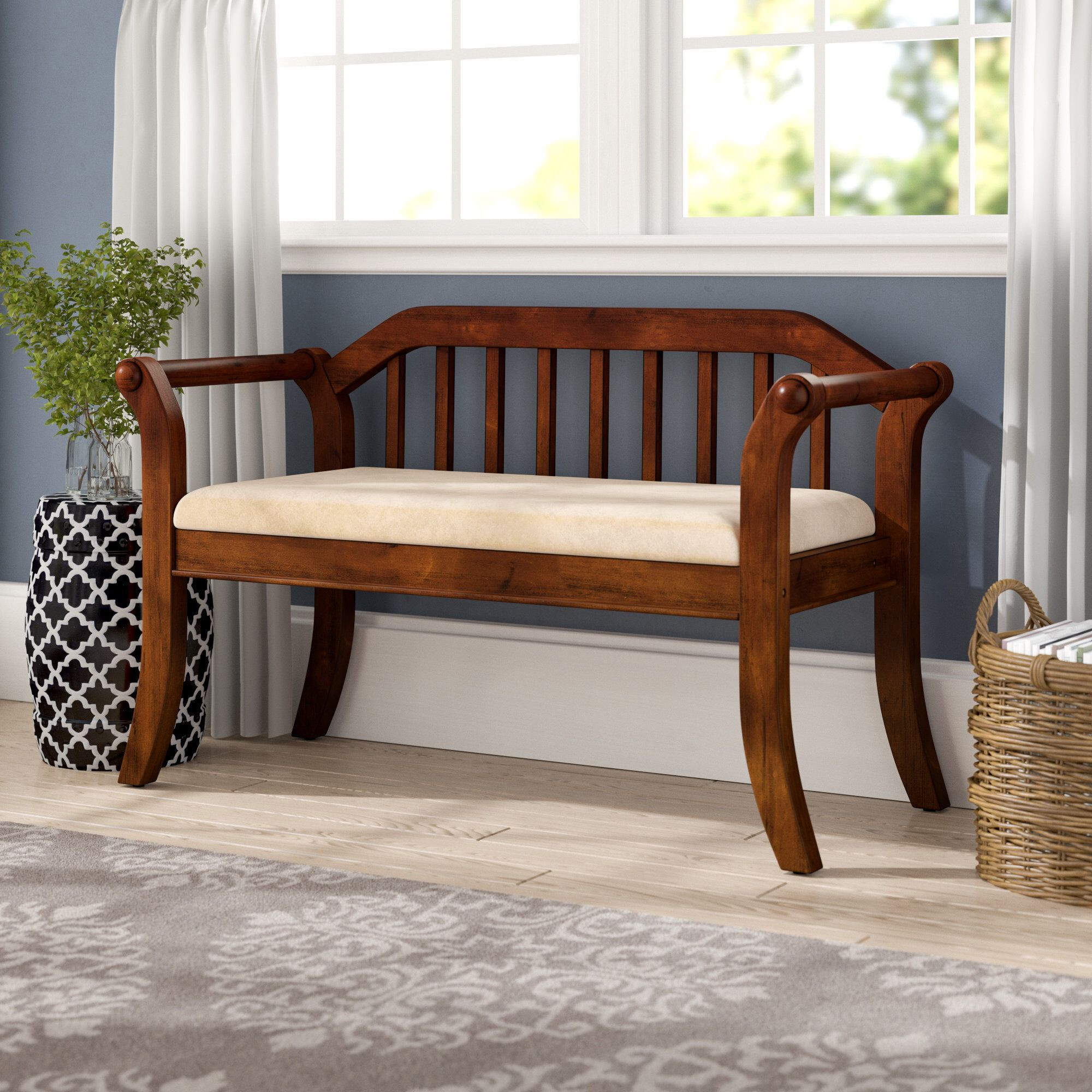 Stylish Upholstered Benches For Entryways