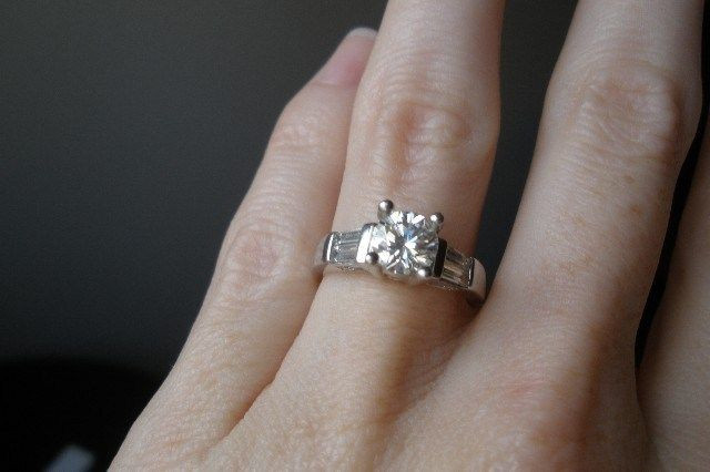 Used Diamond Engagement Rings
 Have You Seen the Ring 1 Carat Round Diamond Platinum