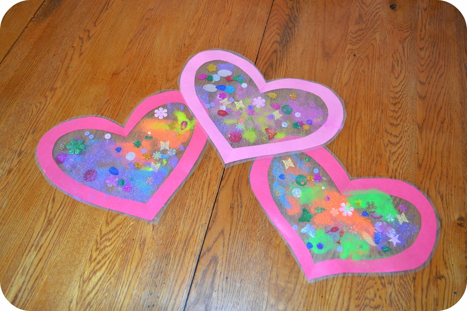 Valentine Art And Crafts For Preschool
 Heart Sun Catcher Valentine s Day Craft Building Our Story