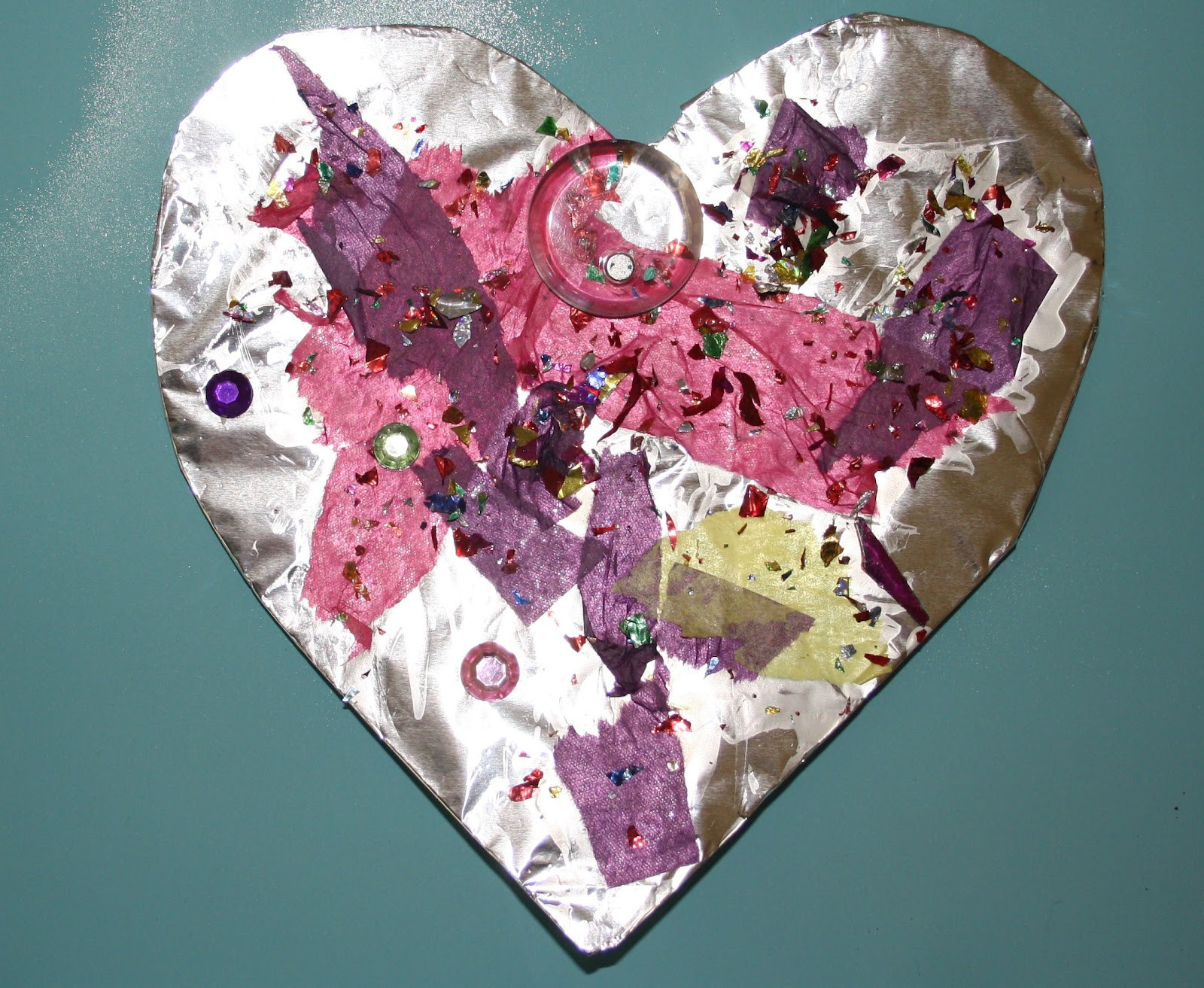 Valentine Arts And Crafts For Preschoolers
 Preschool Crafts for Kids Valentine s Day Foil Hearts