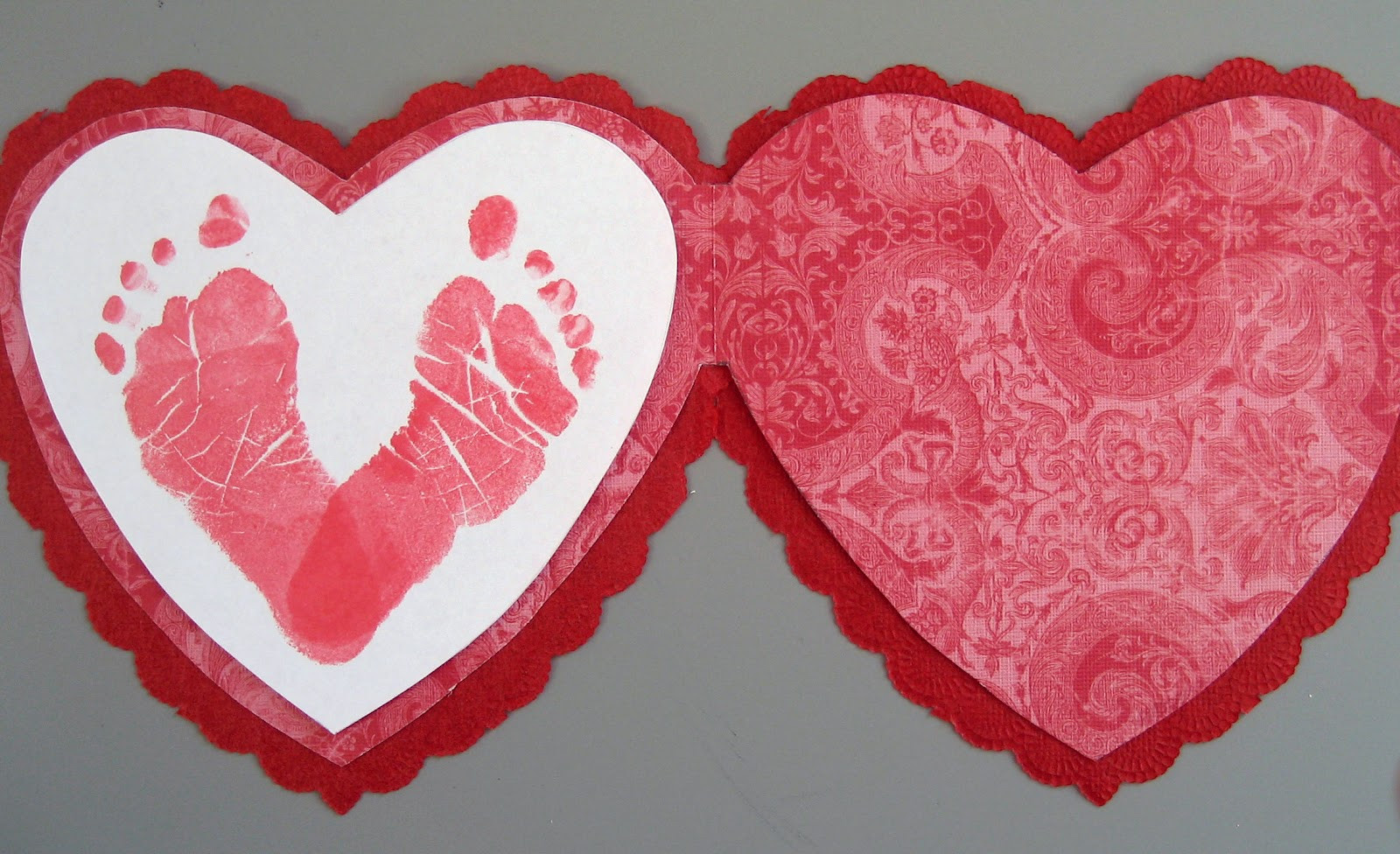 Valentine Cards Craft For Preschool
 Preschool Crafts for Kids Valentine s Day Footprint Card