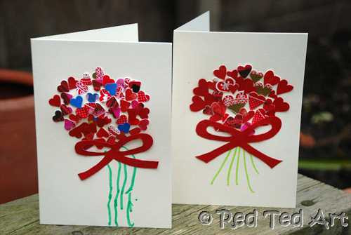 Valentine Cards Craft For Preschool
 Kids Craft Valentine s Handprints & Cards Red Ted Art