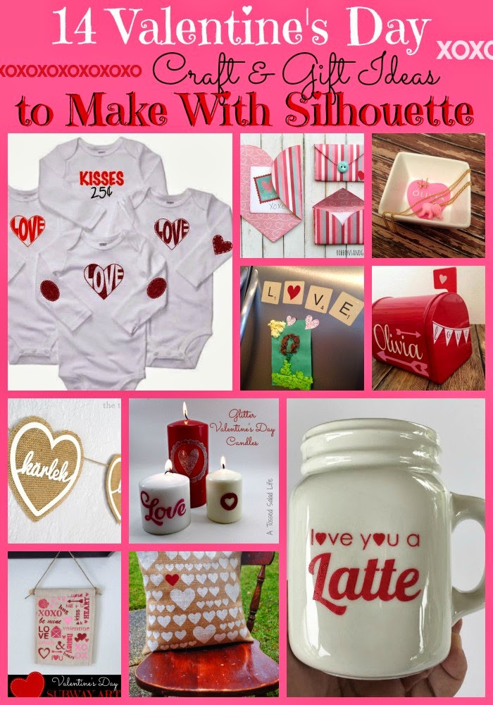 Valentine Craft Gift Ideas
 14 Valentine s Day Gifts and Crafts Made with Silhouette