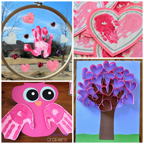 Valentine Crafts Ideas For Toddlers
 Valentine s Day Handprint Craft & Card Ideas Crafty Morning
