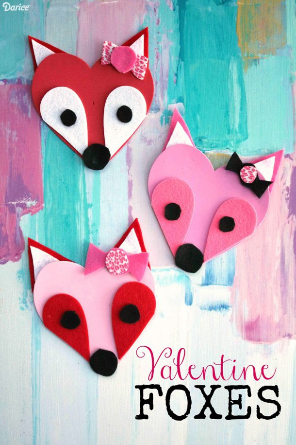 Valentine Day Crafts For Preschoolers Easy
 Fun and Easy Valentine’s Day KIDS Crafts – Simple Pink