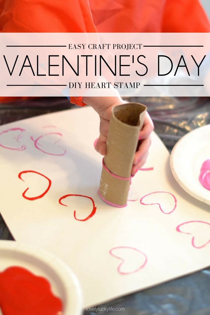 Valentine Day Crafts For Preschoolers Easy
 Super Easy Valentine s Day Craft for Preschoolers Lovely