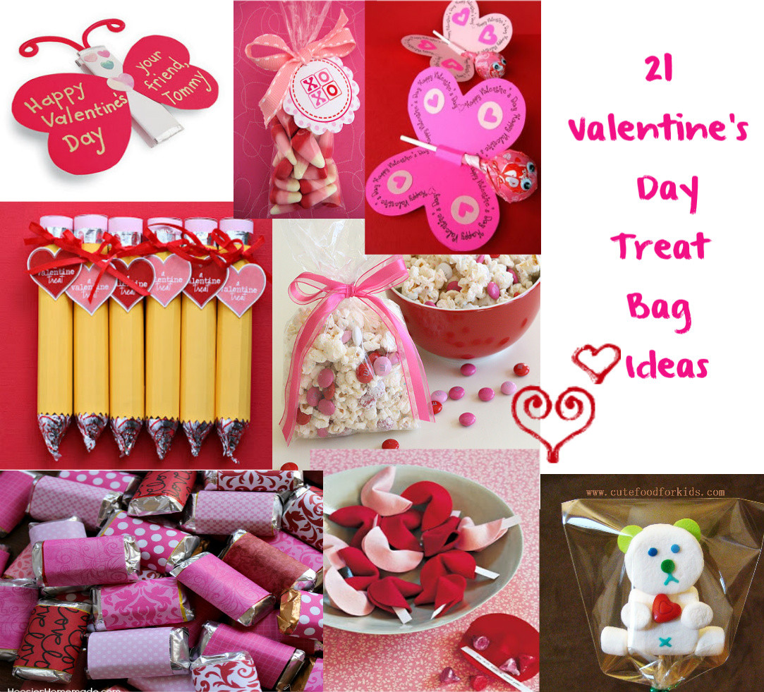 Valentine Day Gift Bags Ideas
 Cute Food For Kids Valentine s Day Treat Bag Ideas