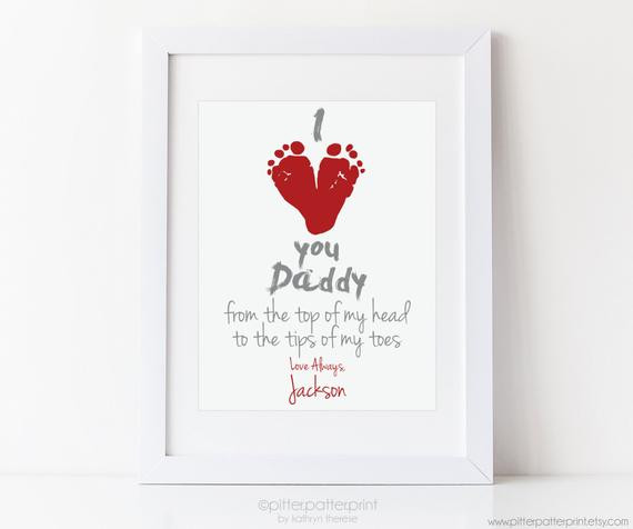 Valentine Gift Ideas For Father
 Valentine s Day Gift for New Dad I Love You Daddy Baby
