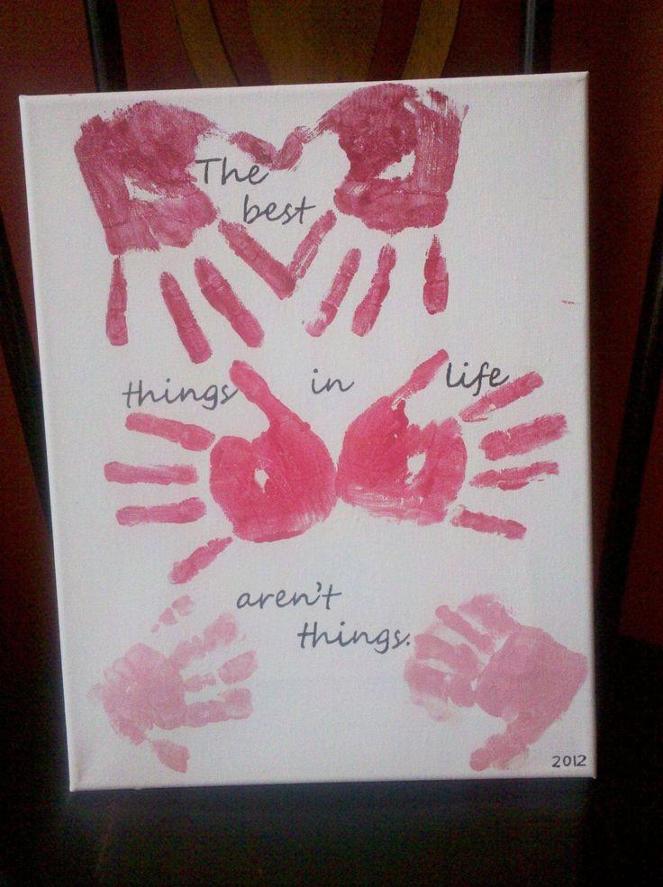 Valentine Gift Ideas For Father
 18 best images about Hand Foot Prints for Kids on