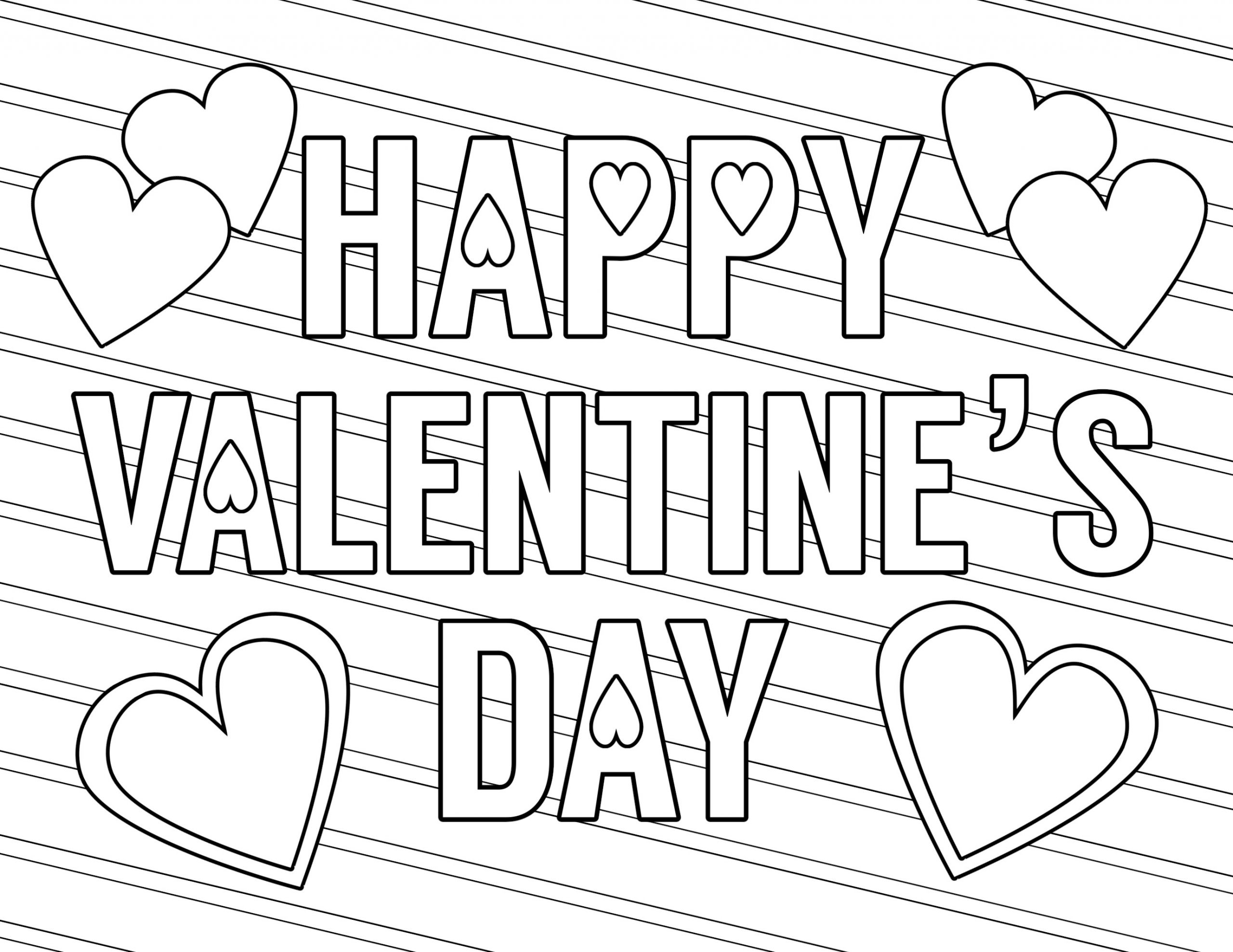 Valentine Printable Coloring Sheets
 Free Printable Valentine Coloring Pages Paper Trail Design