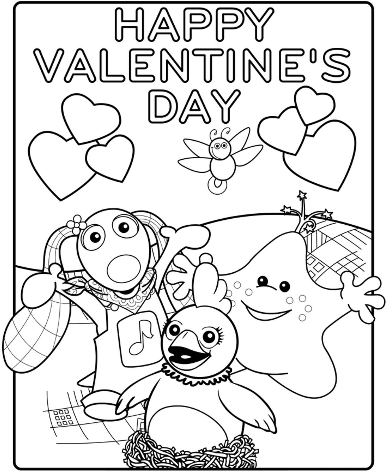Valentine Printable Coloring Sheets
 Valentine Coloring Pages Pdf at GetColorings
