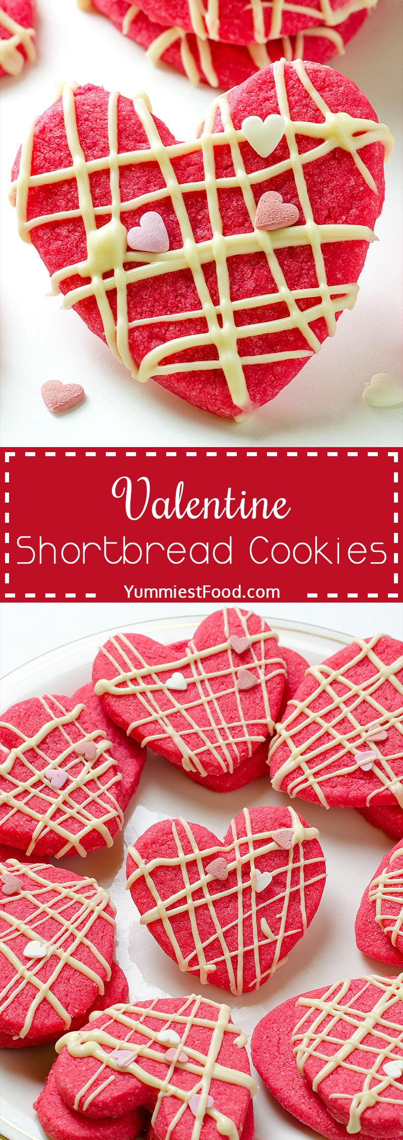 Valentine Shortbread Cookies
 Valentine Shortbread Cookies Recipe from Yummiest Food