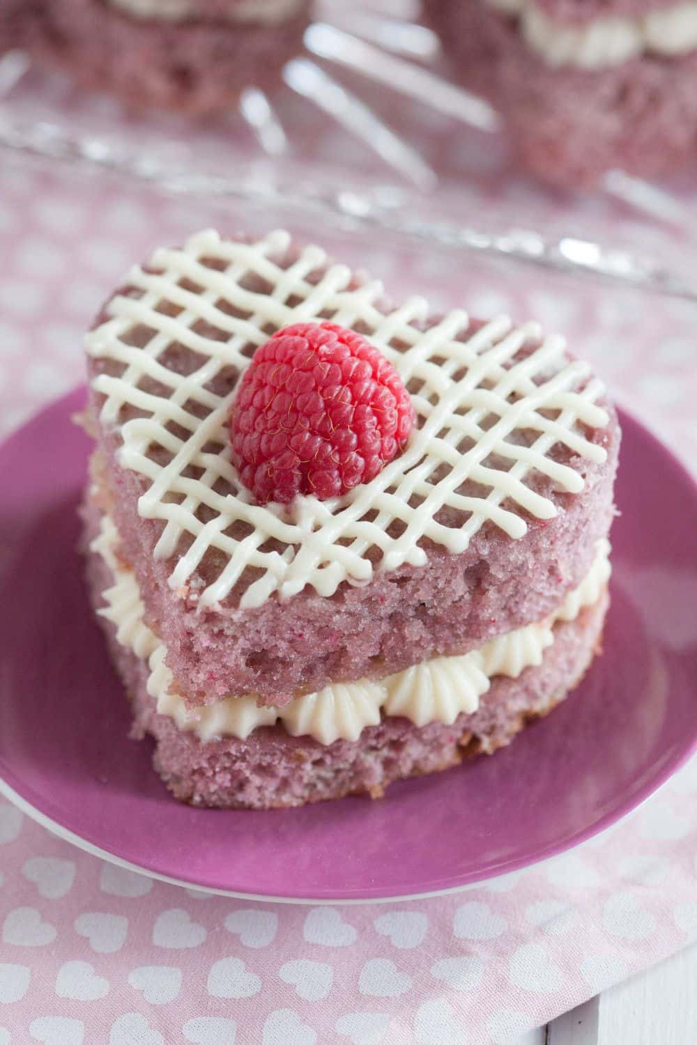 Valentines Cake Recipe
 Fresh Raspberry Mini Cakes Goo Godmother