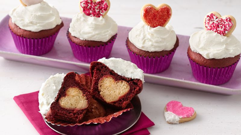 Valentines Cupcakes Recipes
 Surprise Inside Valentine s Cupcakes recipe from Betty Crocker