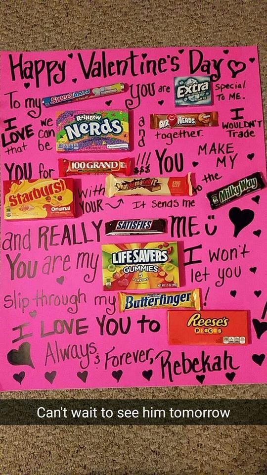 Valentines Day Candy Poster
 Made this for G boyfriend valentine s day card candy