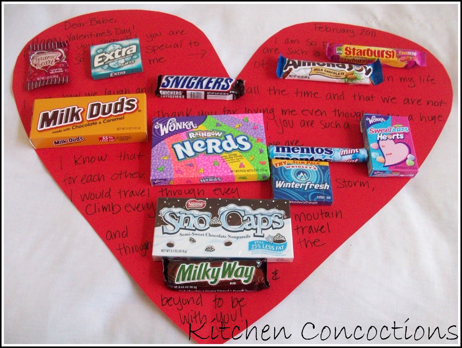 Valentines Day Cards With Candy
 How To Valentine s Day Candy Cards Kitchen Concoctions