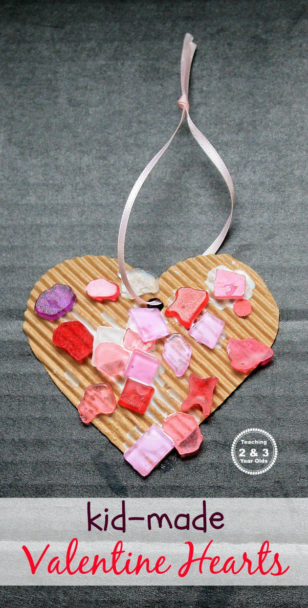 Valentines Day Craft Ideas For Preschoolers
 Colorful Cardboard Valentine s Craft for Preschoolers