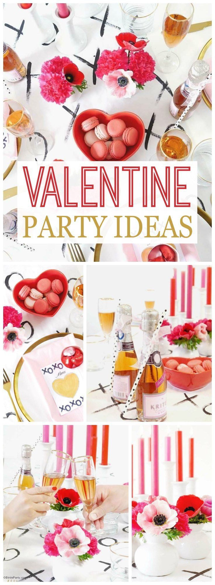 Valentines Day Dinner Party Ideas
 Hearts Valentine s Day "Modern Valentine s Day Dinner