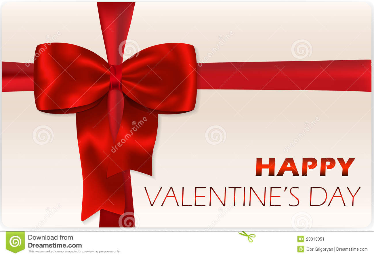 Valentines Day Gifts Cards
 Valentine s Day Gift Card Stock Image Image