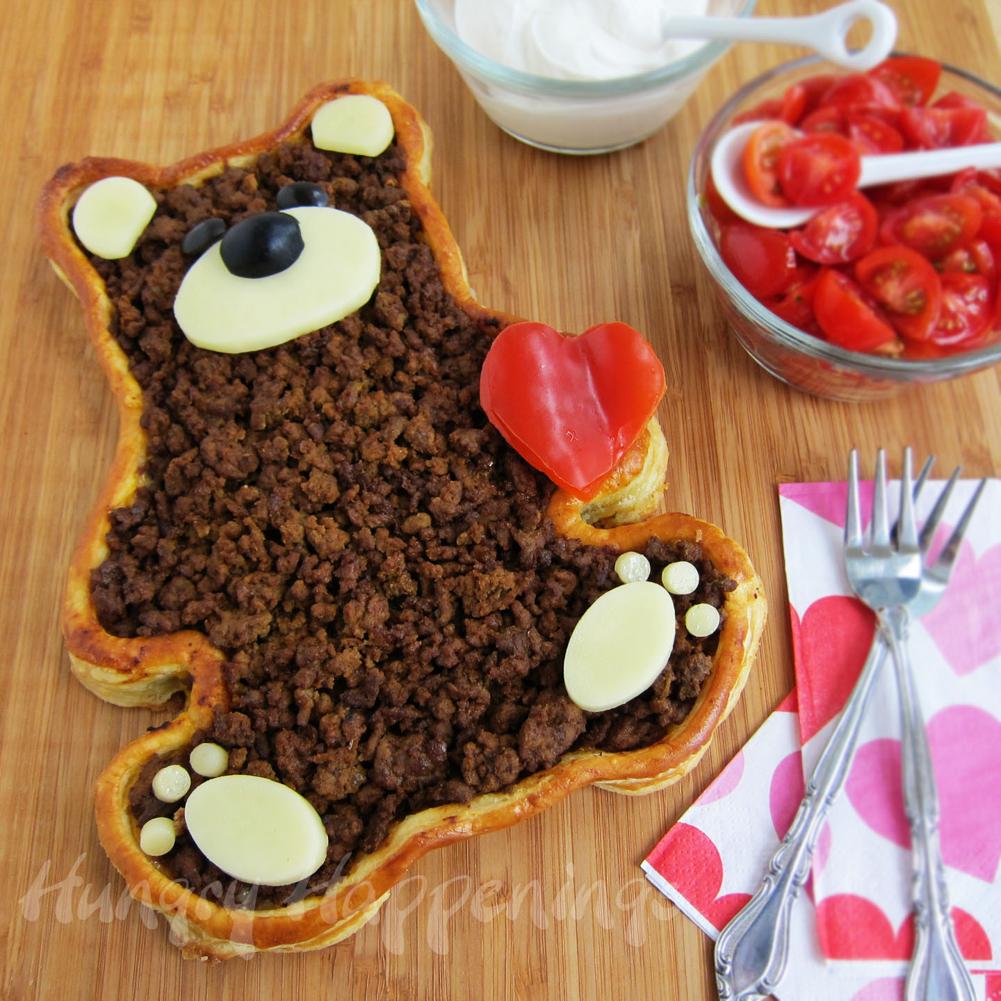 Valentines Dinner For Kids
 Teddy Bear Taco Tart Valentine s Day Dinner Hungry