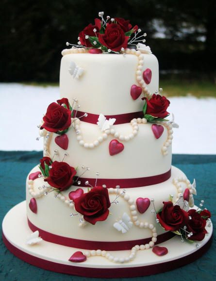 Valentines Wedding Cakes
 Valentine Wedding Cake wedding