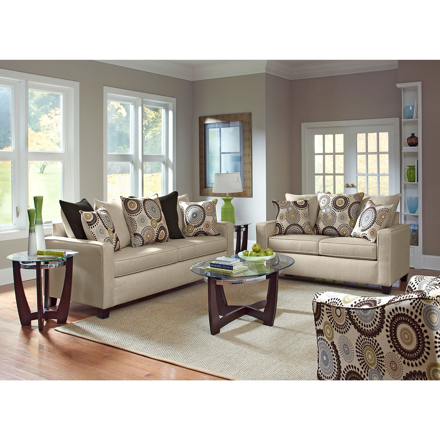 Value City Living Room Tables
 Stoked Upholstery 3 Pc Living Room Value City Furniture