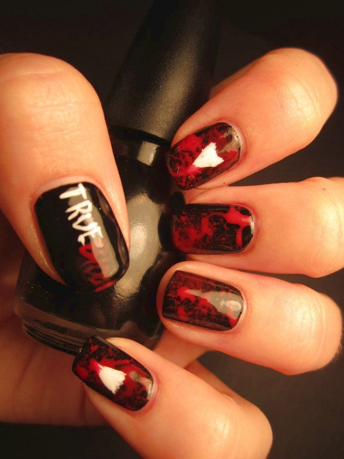 Vampire Nail Designs
 Lovely Fall Nail Art Ideas