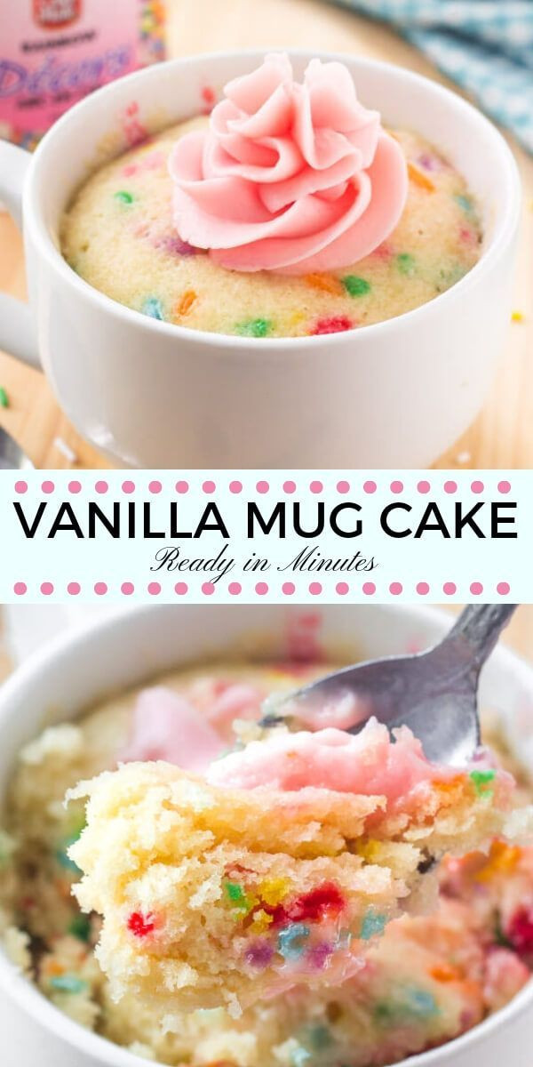 Vanilla Microwave Mug Cake
 Vanilla Mug Cake Recipe