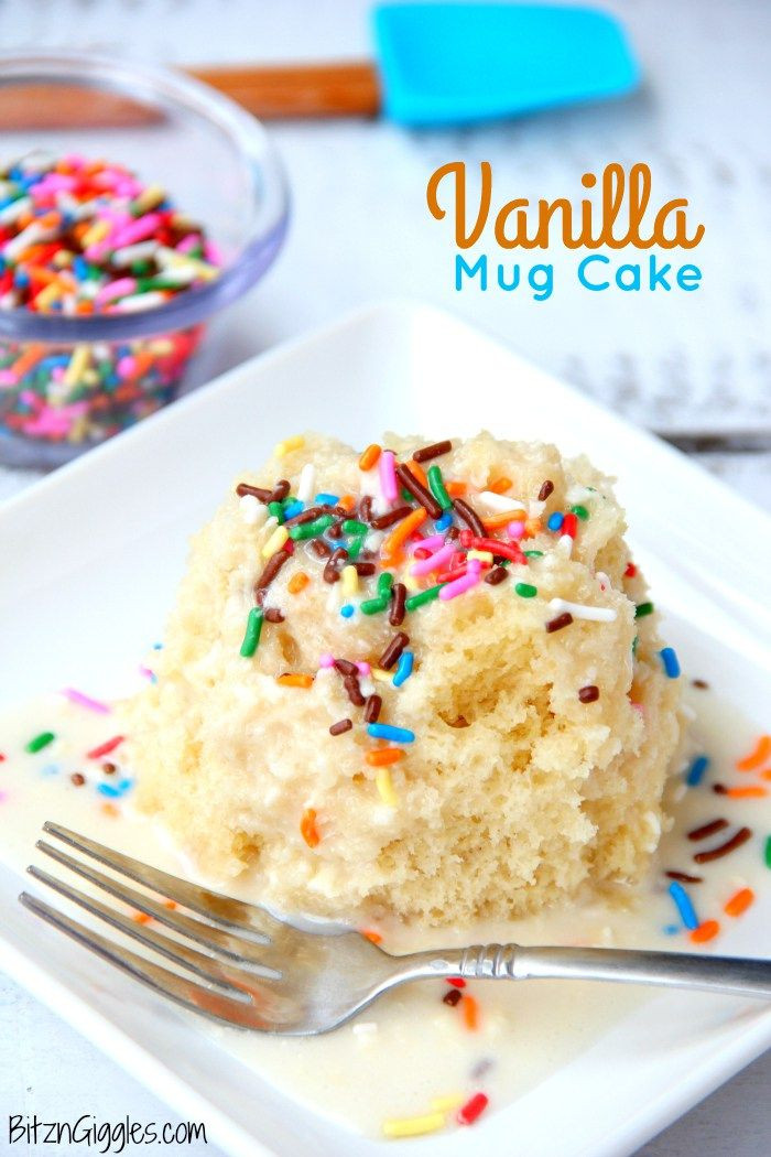 Vanilla Microwave Mug Cake
 Easy Vanilla Mug Cake Recipe