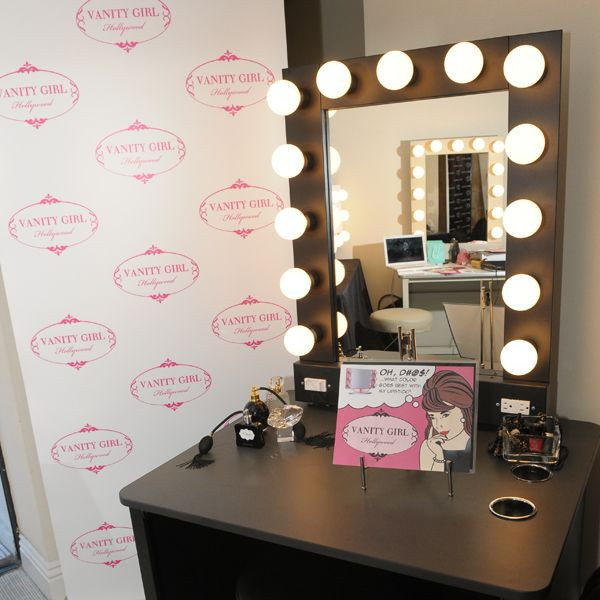 Vanity Girl Hollywood Mirror DIY
 Broadway Lighted Vanity Makeup Desk by Vanity Girl