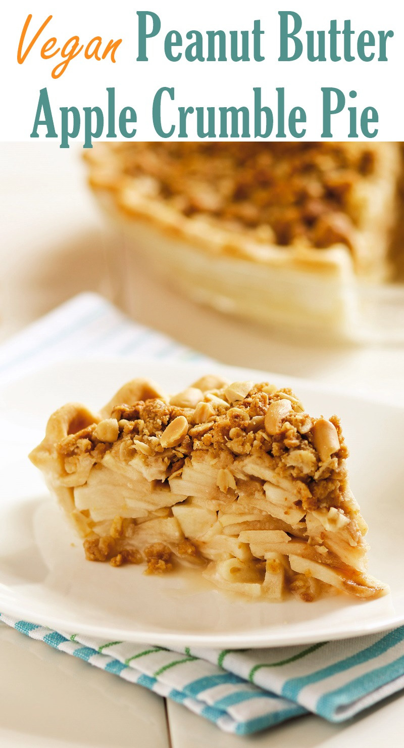 Vegan Apple Crumble Pie
 Peanut Butter Apple Crumble Pie Recipe Dairy Free & Vegan