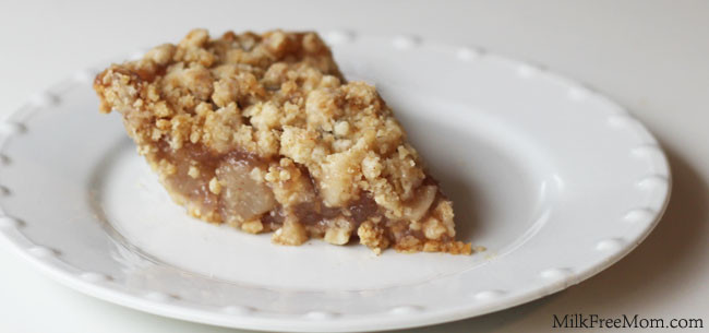 Vegan Apple Crumble Pie
 Vegan Apple Crumb Pie – Milk Free Mom