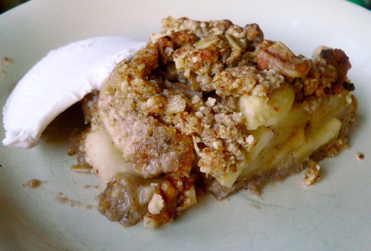 Vegan Apple Crumble Pie
 Tapp s Tips Gluten Free Vegan Apple Crumble Pie