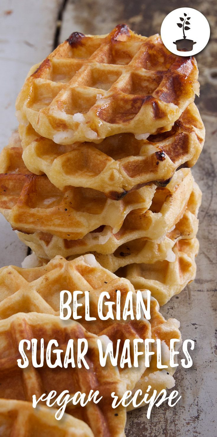Vegan Belgian Waffles Recipe
 Belgian sugar waffles vegan Recipe in 2020