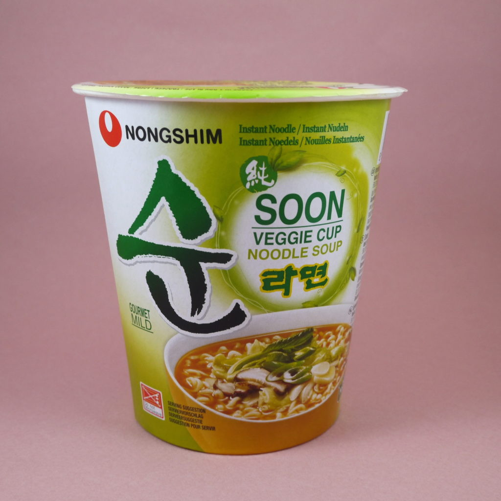 Vegan Cup Noodles
 Ramen Noodlist Nongshim Soon Veggie Cup Noodle Soup