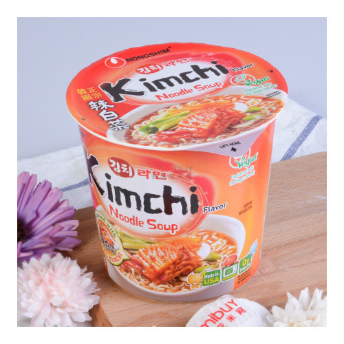 Vegan Cup Noodles
 Yami NONGSHIM Vegan Kimchi Cup Noodle 75g