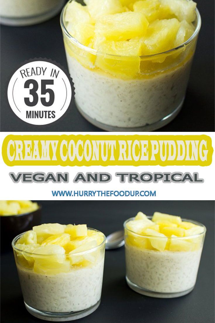 Vegan Dessert Recipes With Coconut Milk
 Creamy Coconut Rice Pudding Recipe
