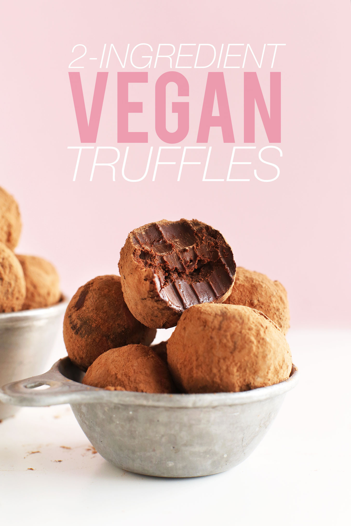 Vegan Dessert Recipes With Coconut Milk
 2 Ingre nt Chocolate Truffles