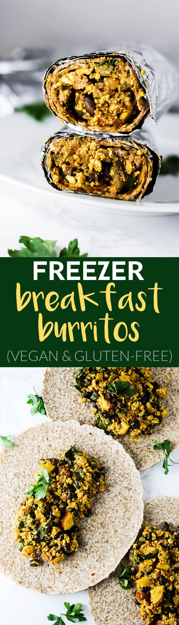 Vegan Freezer Burritos
 Freezer Vegan Breakfast Burrito Recipe