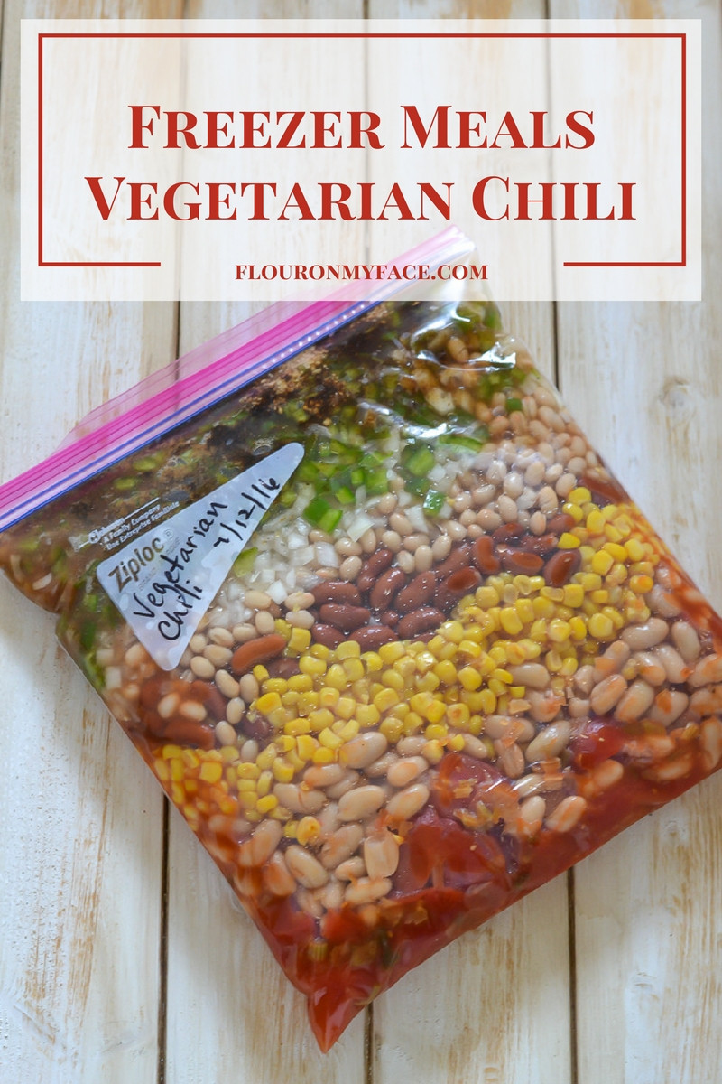 Vegan Freezer Recipes
 Freezer Meals Ve arian Chili Flour My Face