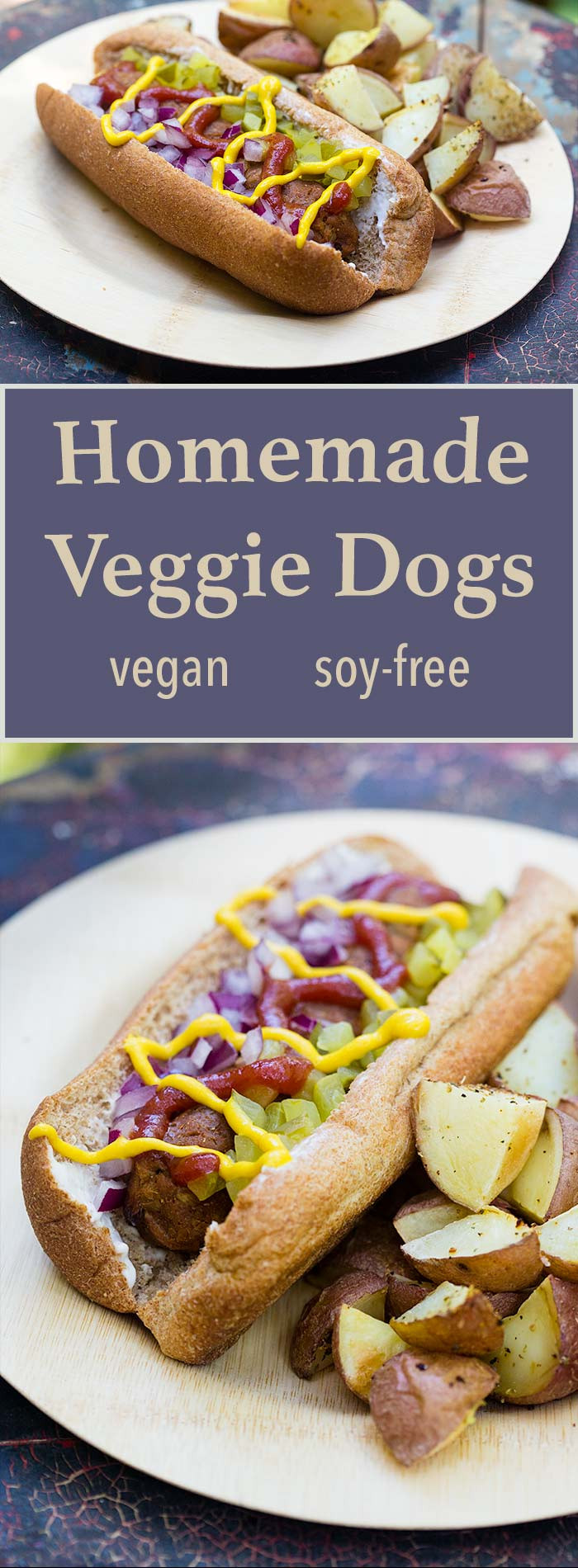 Vegan Hot Dogs Recipe
 Homemade Veggie Dogs